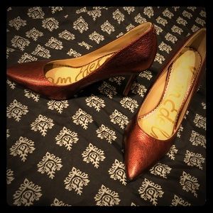 NEW Sam Edelman Ruby Red 4 inch heels size 7.5